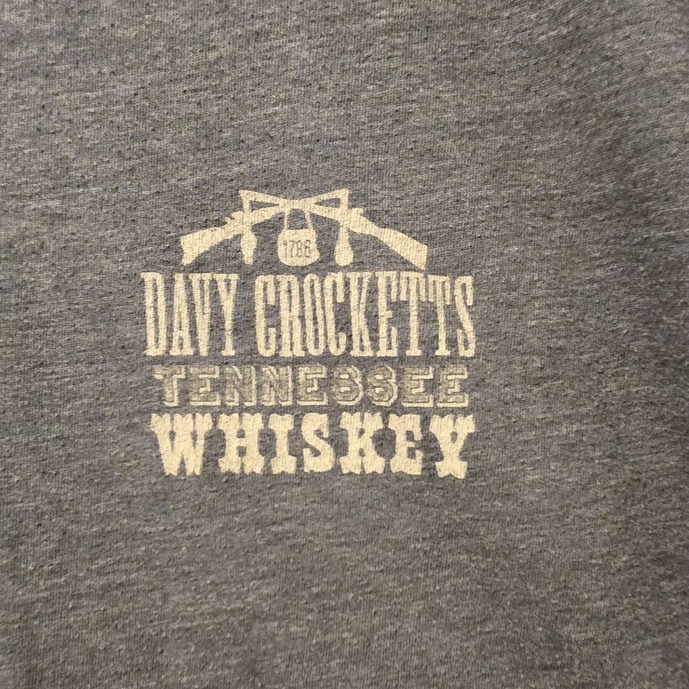 ​Davy Crockett’s Tennessee Whiskey Graphic Tee - Gray - XL - Picture 5 of 6